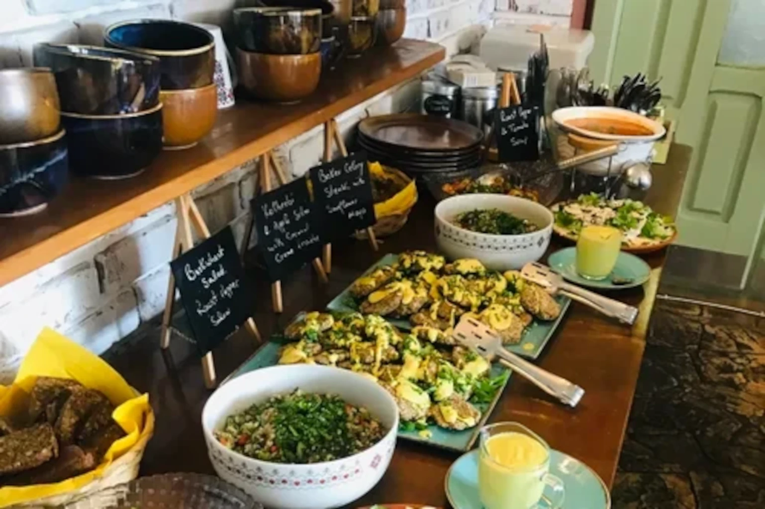 Team dining — relaxed lounge setting
